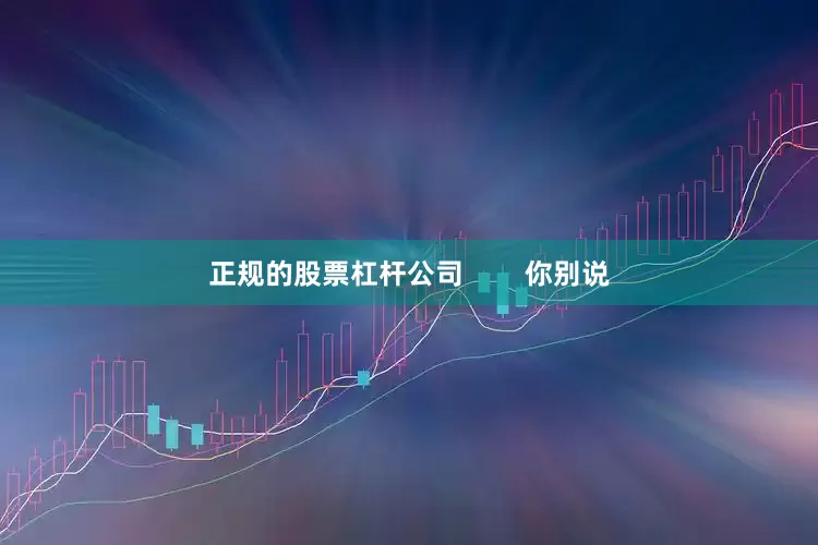 正规的股票杠杆公司        你别说